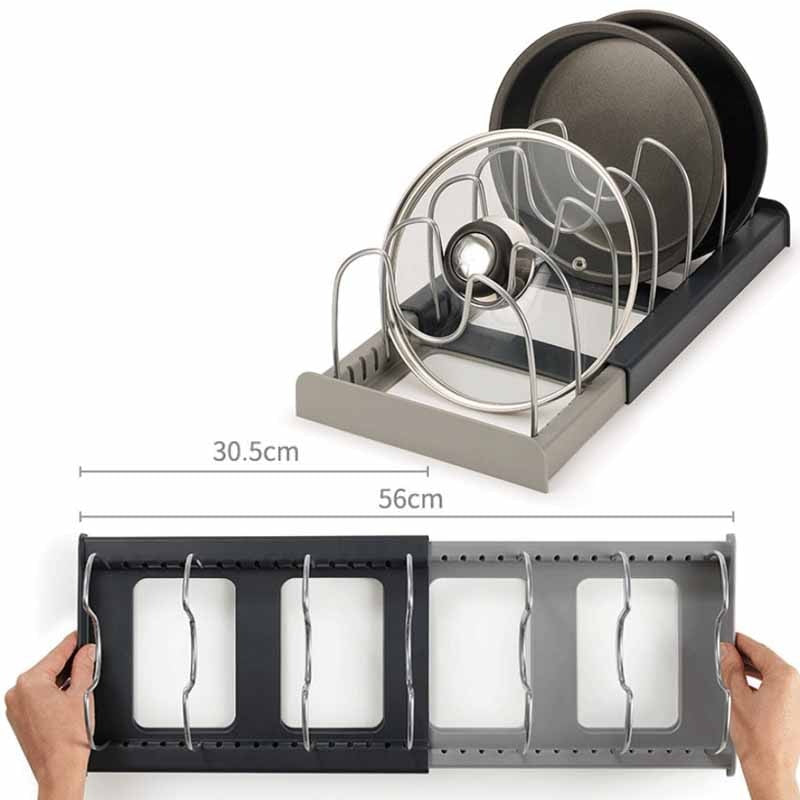 Maliben | Cookware Organizer | The Solution For Messy Cabinets