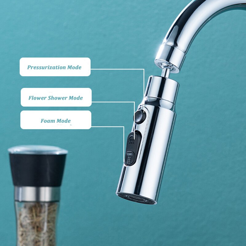 Maliben | 3-Mode Anti-Splash Faucet Adapter