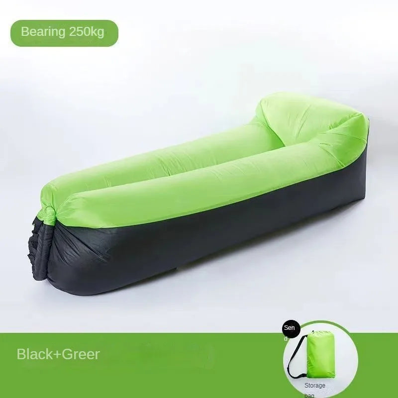Maliben | Airvana Inflatable Sofa Outdoor | Portable Air Couch For Camping & Beach | With Headrest & 30h Durability