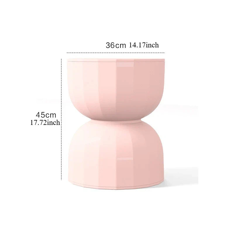 Maliben | Scandinavian Hourglass Side Table With Creative Design