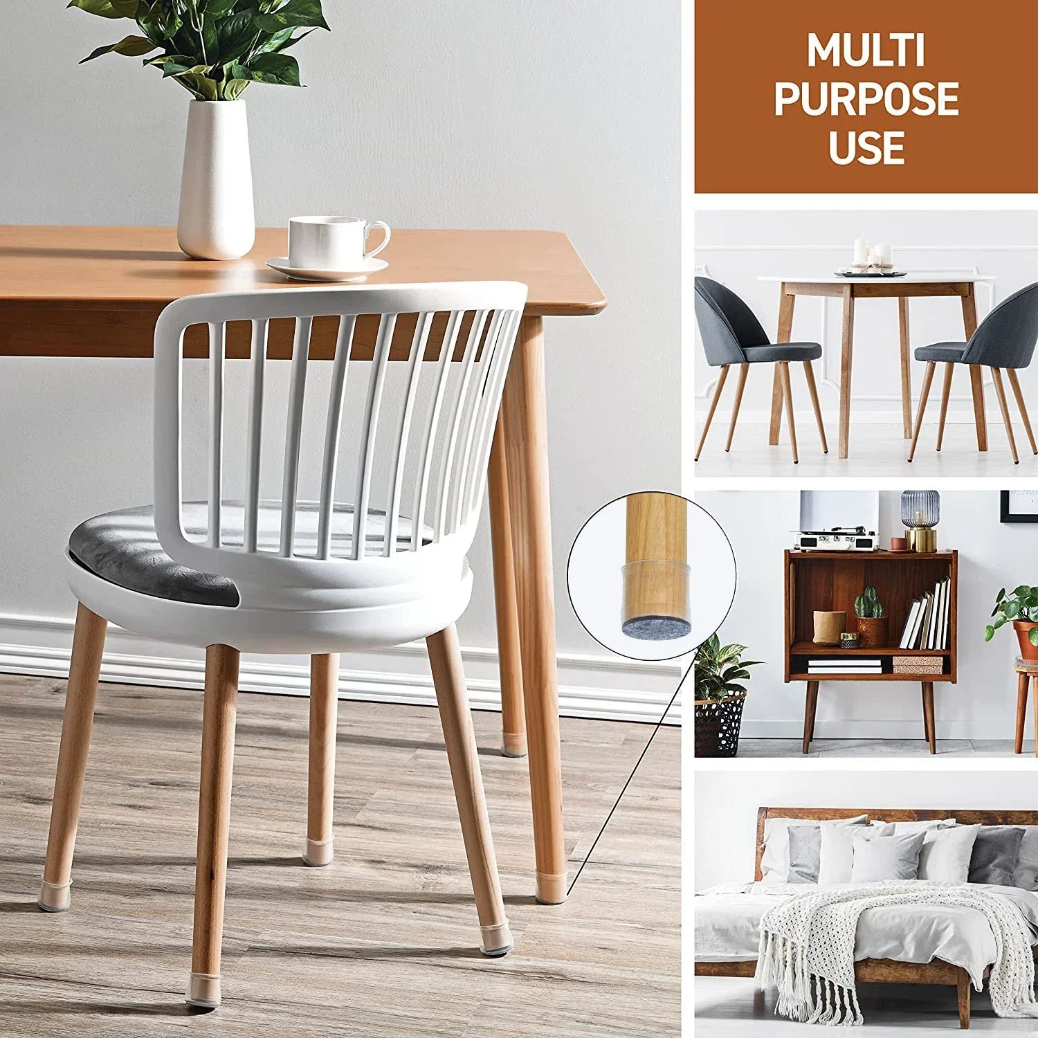 Maliben | Silicone Furniture Chair Leg Floor Protector