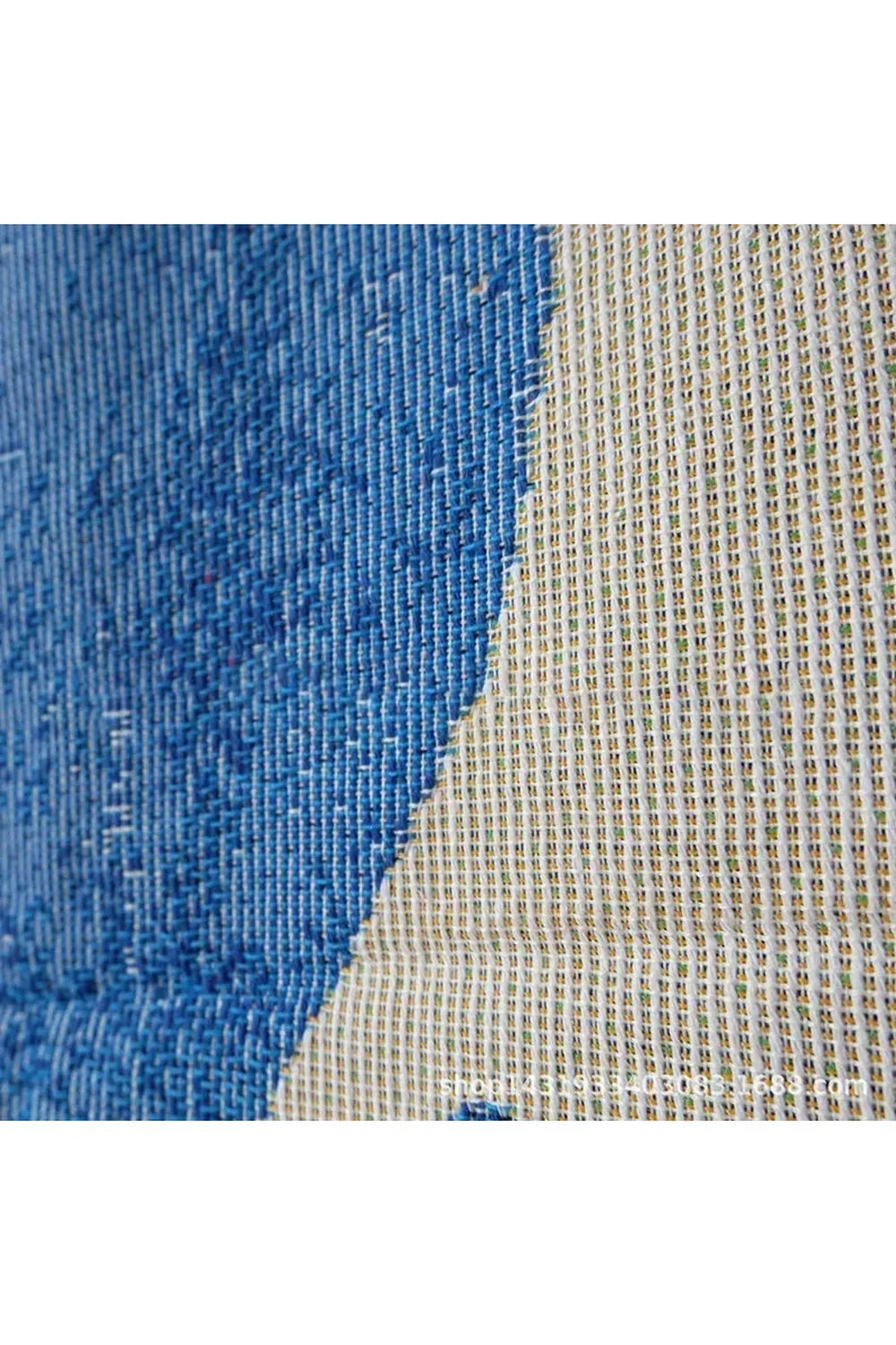 Maliben Abstract Blue Muse Blanket