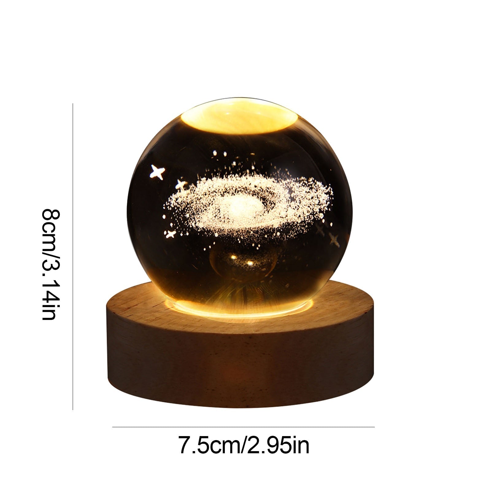 Maliben | Crystal Light Ball | Unique Decoration For The Home