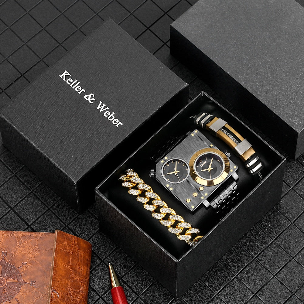 Maliben | Ultimate Time Keeper Square Watch Gift Set