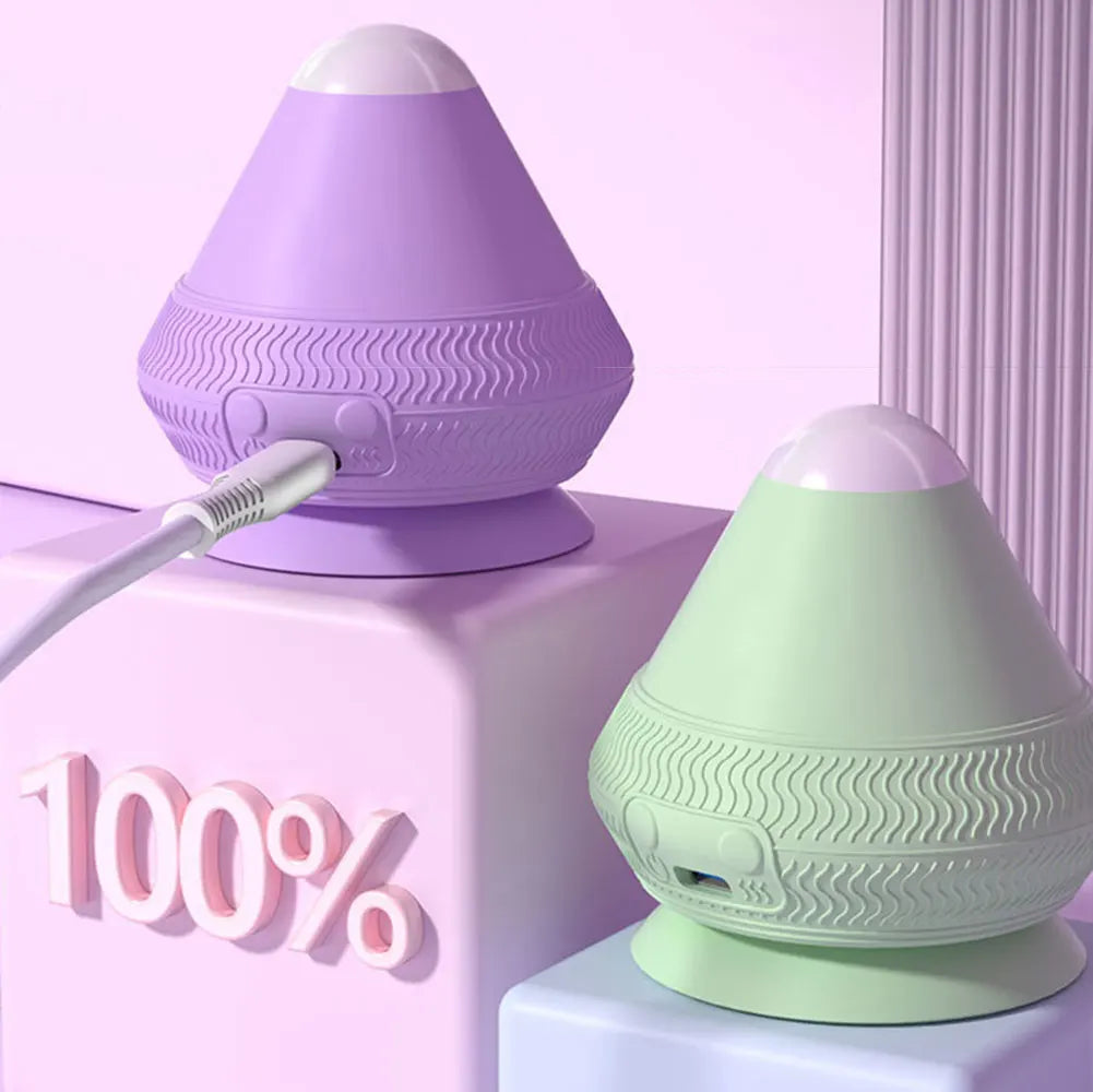 Maliben | Vibrations Massage Ball Flexivibe | Usb Rechargeable | Heat & Vibration Therapy | Silicone | Portable & Self-Adhesive