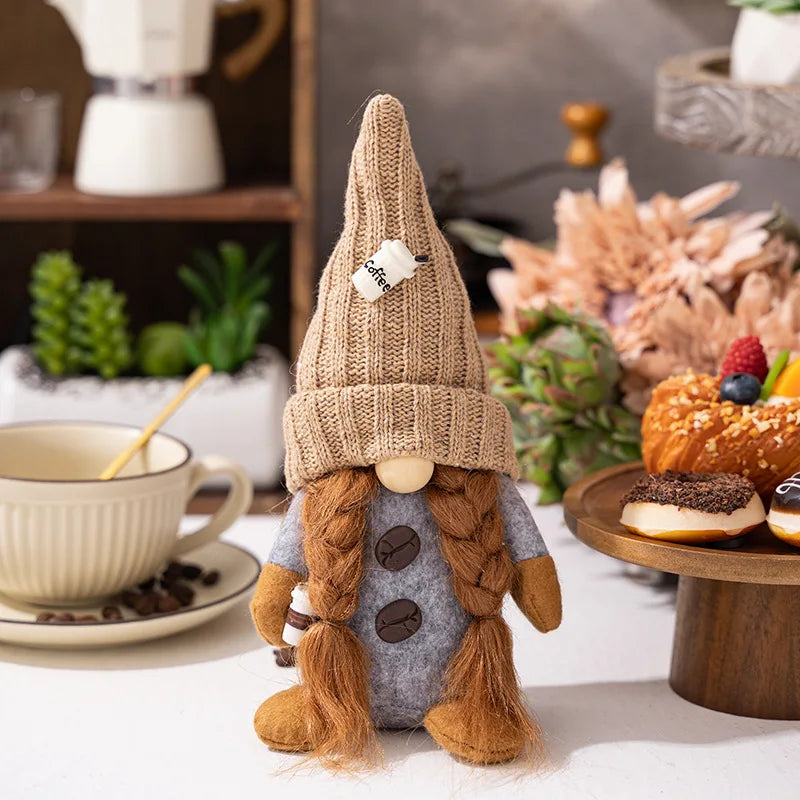 Maliben | Scandinavian Coffee Gnome Dolls – Atmospheric Decoration