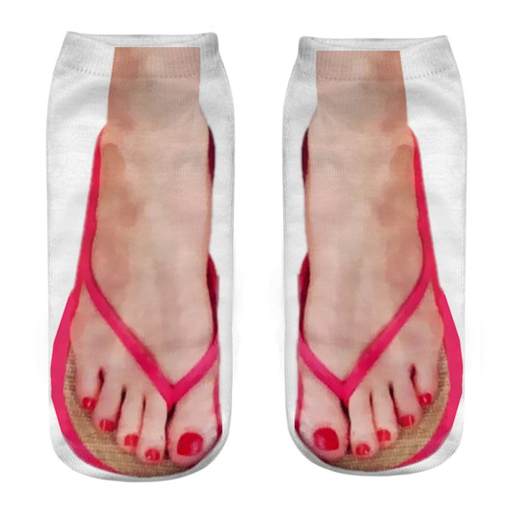 Maliben | 3d Printed Funny Creative Ankle Socks