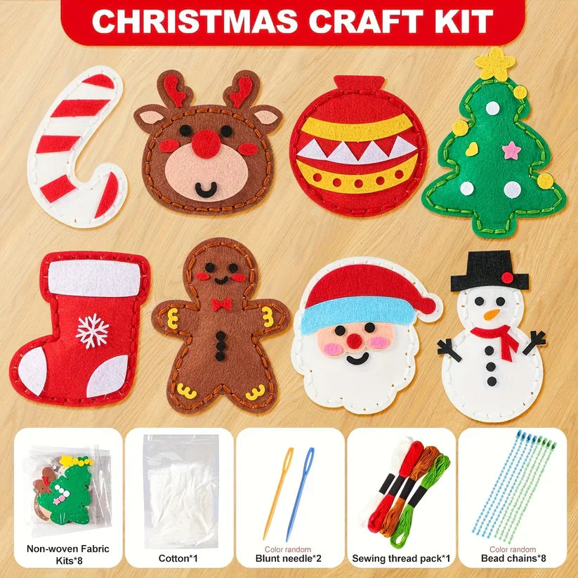 Maliben | Safe Diy Felt Christmas Sewing Set