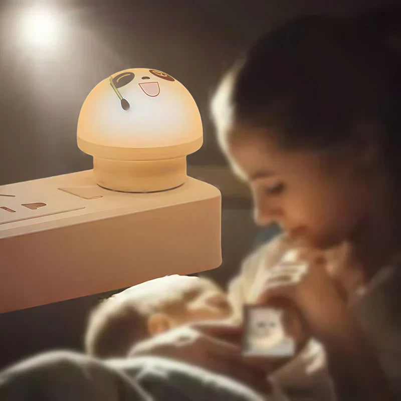Maliben | Cute Panda Voice-Controlled Led Night Lamp