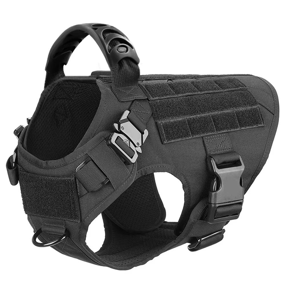 Maliben Tactical Dog Harness and Leash Set for Medium and Large Dogs