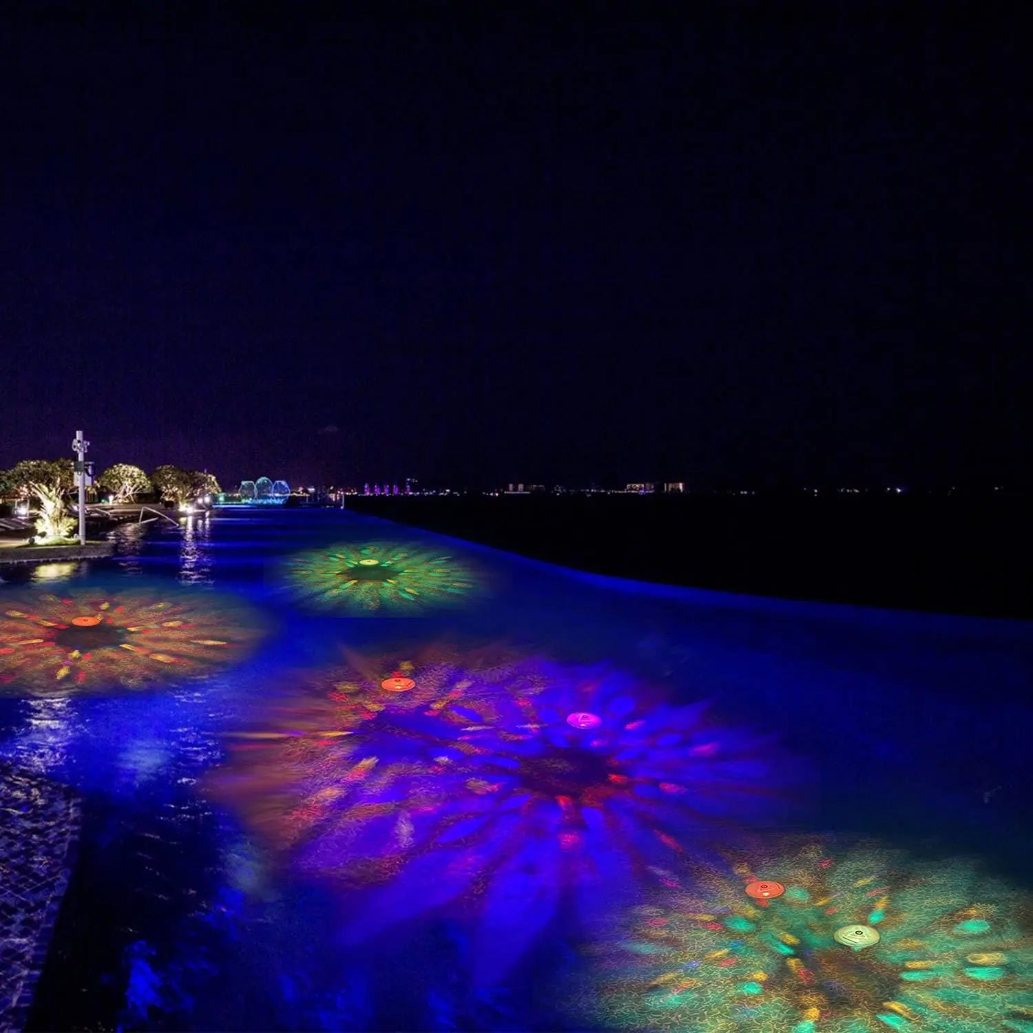 Maliben | Floating Led Underwater Lamp Aqualuma | Rgb Color Change | Ip67 Waterproof | For Pool, Bathtub & Party