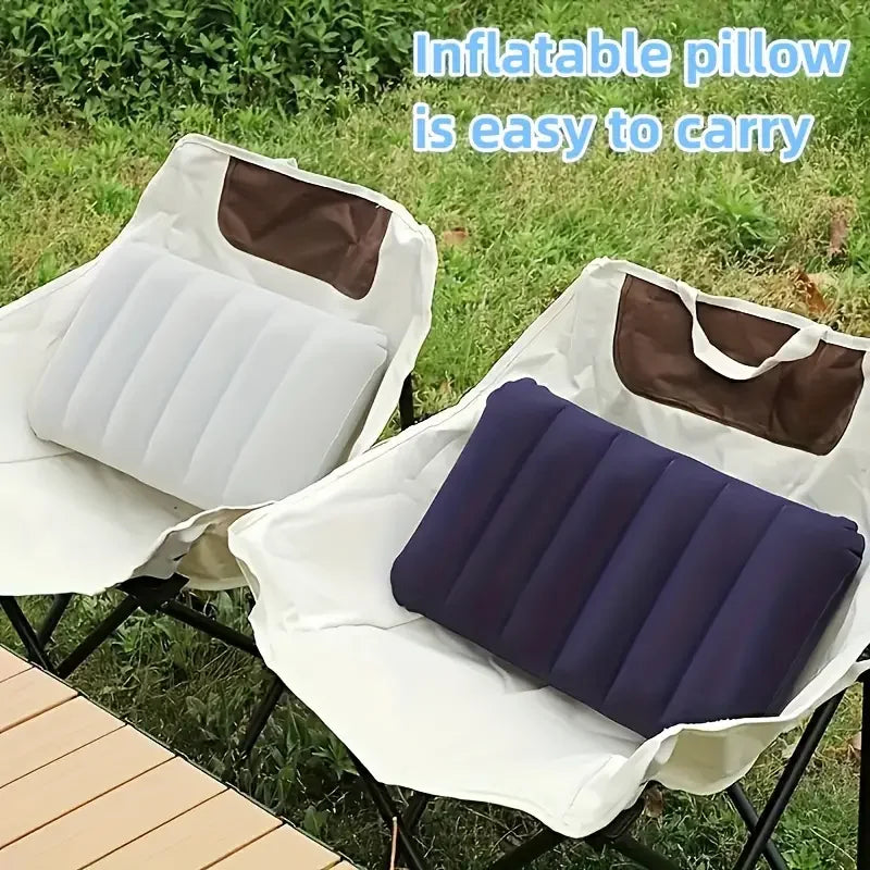 Maliben | Inflatable Travel Pillow 47x30 Cm | Foldable & Lightweight | Airnest Outdoor Air Cushion For Camping & Air Travel