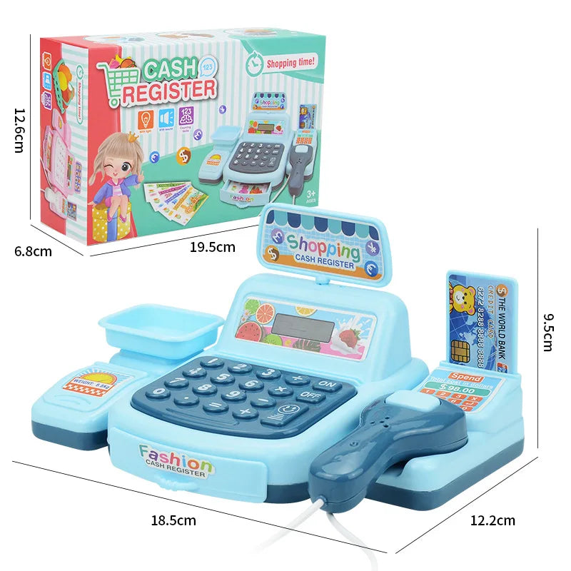 Maliben | Toy Cash Register | Educational And Fun - Interactive Cash Register For Role Play And Math Enjoyment
