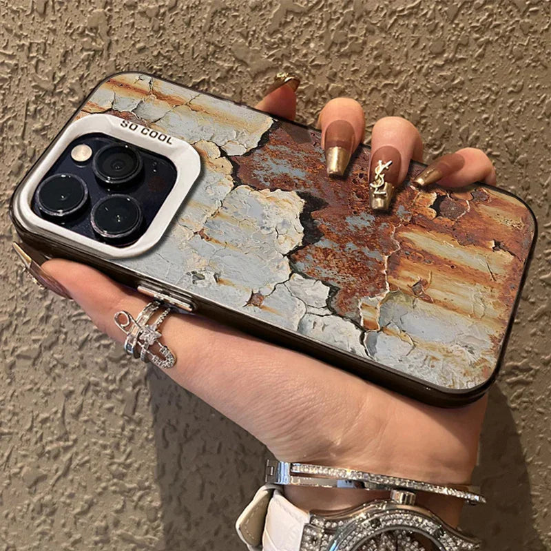 Maliben | Industrial Rust Finish Shockproof Iphone Case