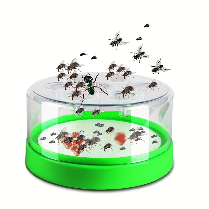 Maliben | Fly Trap Ecotrap 7 | Reusable & Non-Toxic | Without Electricity & Chemicals | With 7 Entrances For Effective Fly Control