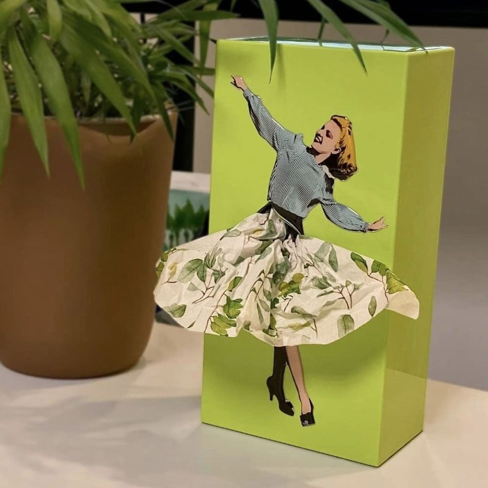 Maliben | Flying Skirt Tissuebox