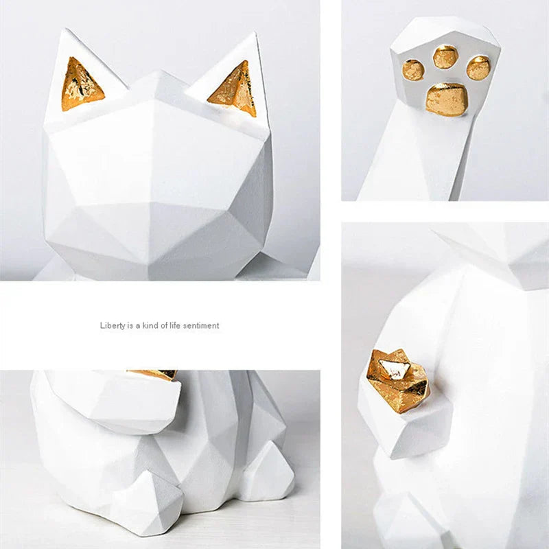 Maliben | Nordic Style Geometric Lucky Cat