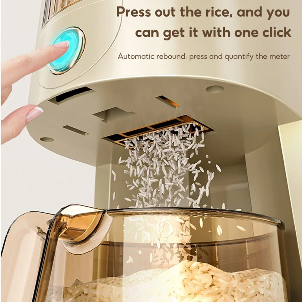 Maliben | Travel & Grain Dispenser Grainguard | 5 Kg / 10 Kg | Automatic & Insect Proof | Airtight & Hygienic