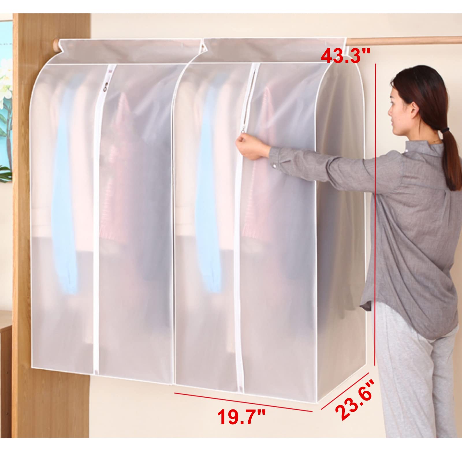 Maliben | Home Organizer Dust Cover Clothes Storage Wardrobe Bag