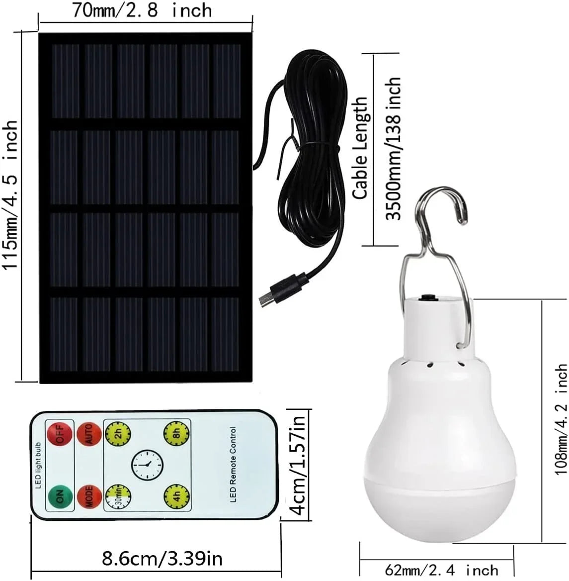 Maliben | Solar-Led Lamp Lumicamp Pro | Rechargeable Via Usb & Solar | Waterproof Ip55 | Portable Emergency Lighting Solution With Dimming Function