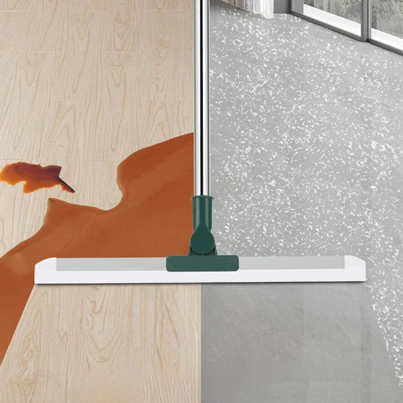 Maliben | Flexiva Telescopic Cleaning Brush With Silicone Lip | 180° Swivel | For Floors, Windows & Bathroom