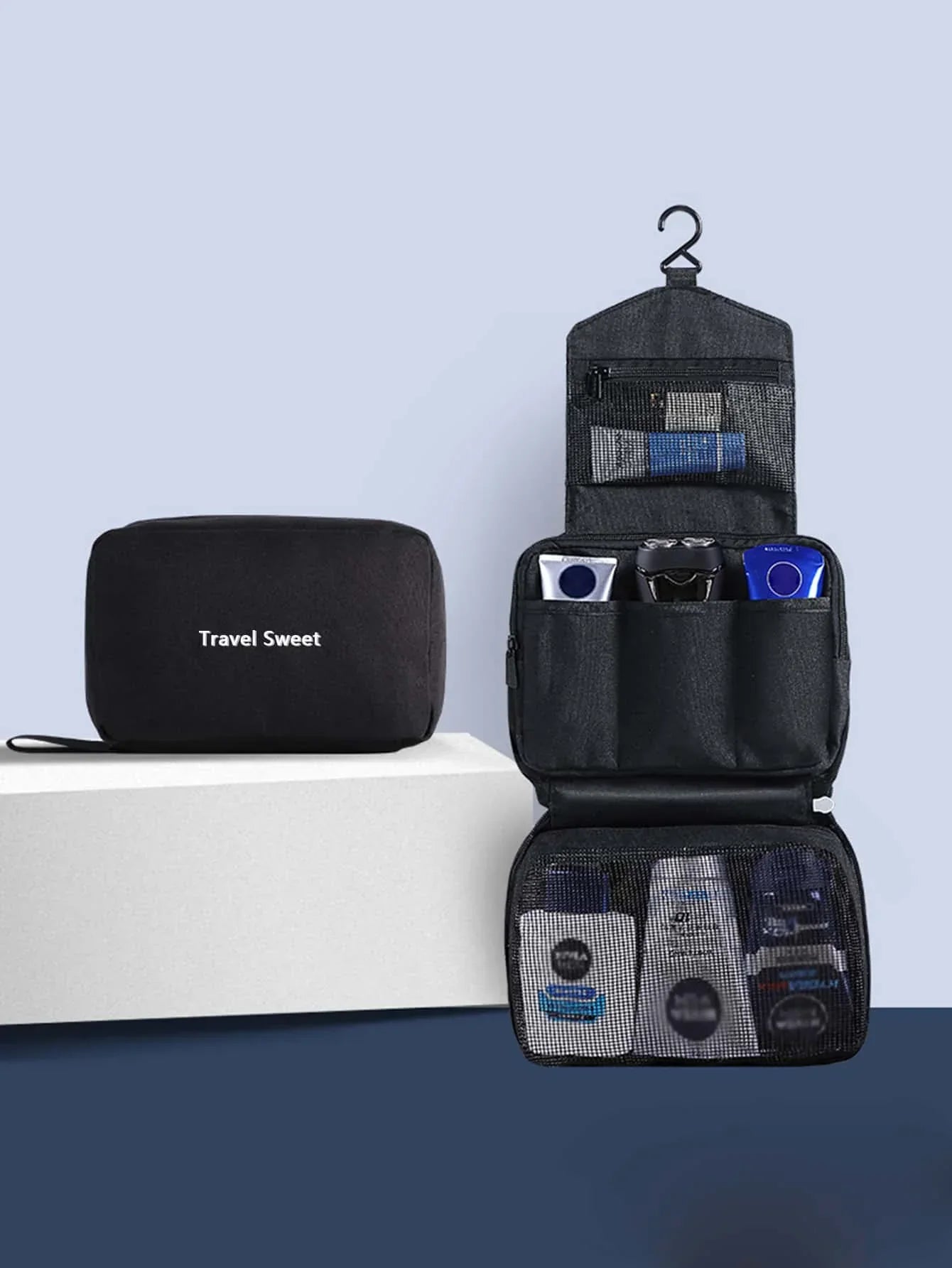 Maliben | Foldable Travel Toiletry Bag Drynexa Travelcube | Multilayer Design With Wet-Dry Separation | Space-Saving & Waterproof