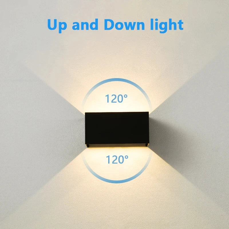 Maliben | Sensolux Led Wall Light | Led Outdoor Wall Light 24w | With Motion Sensor | Ip65 Waterproof | Adjustable Spotlight In Black/White