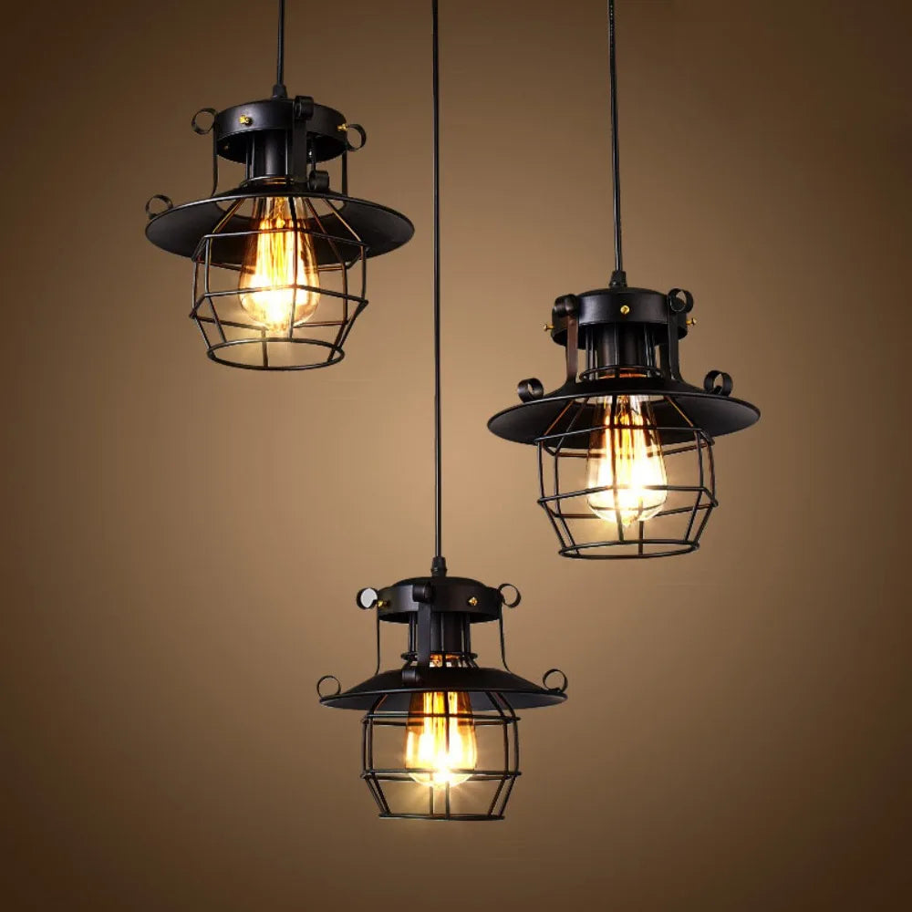 Maliben | Luminova Pro - Retro Industrial Pendant Lamp