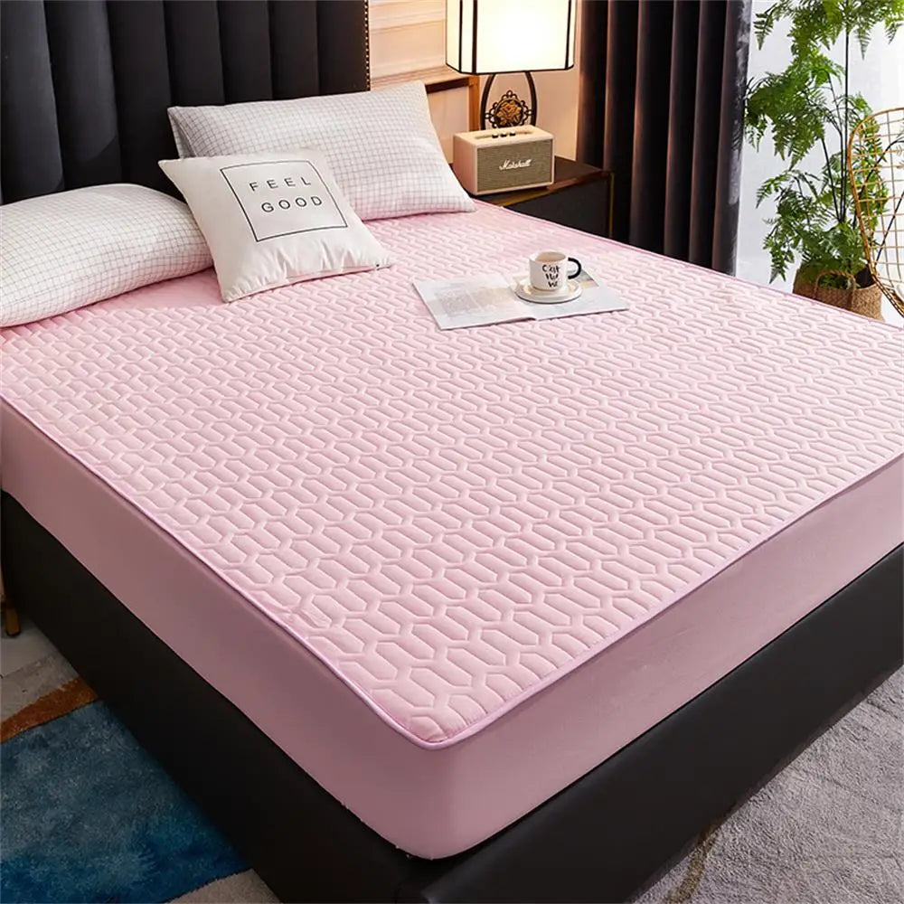 Maliben | Waterproof Ultra-Soft Fitted Latex Mattress Pad Cover