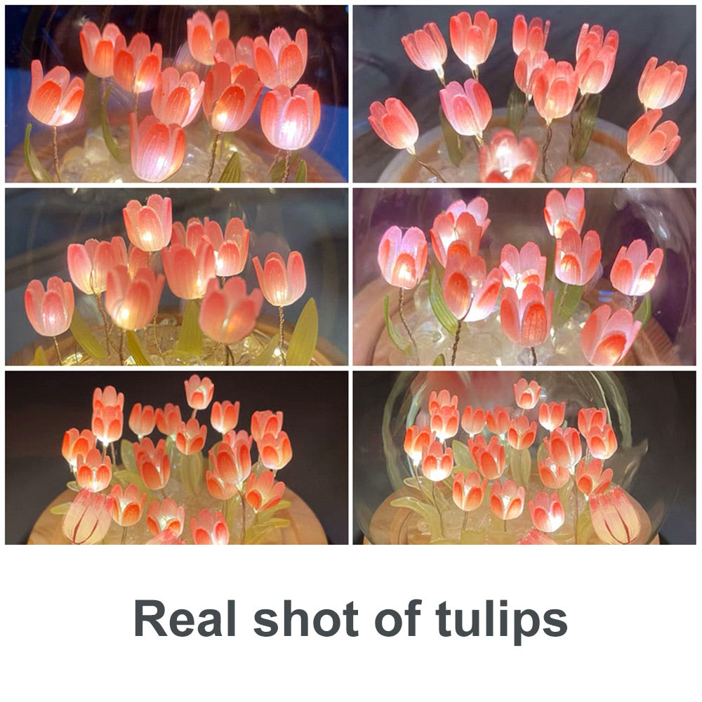 Maliben | Shiny Tulip Handmade Night Lamp