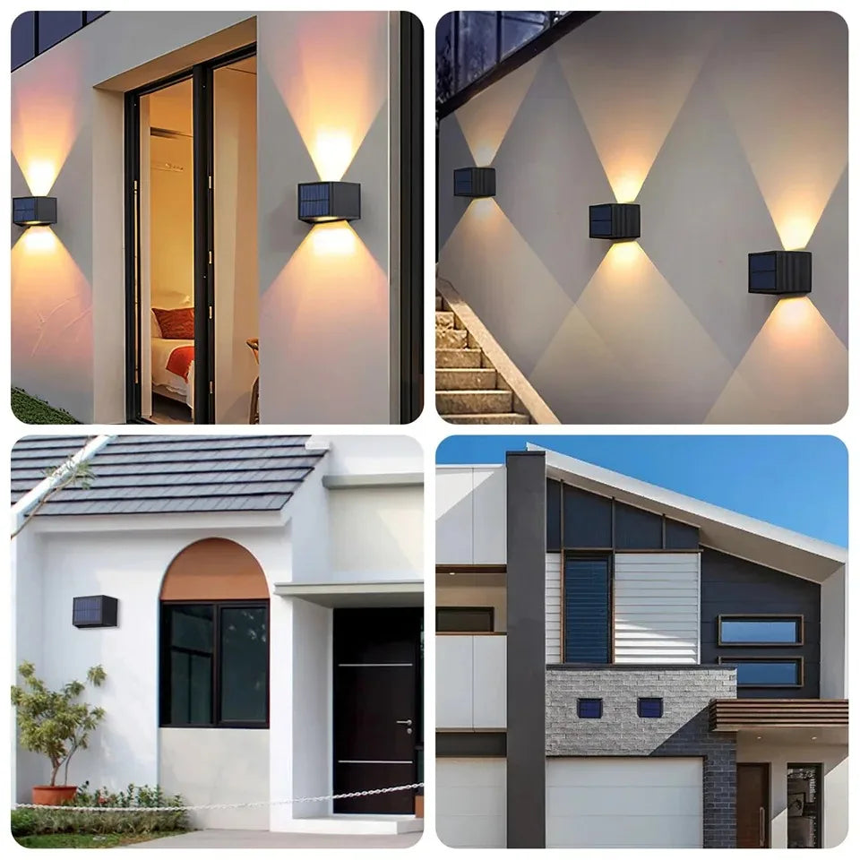 Maliben | Solar Wall Light Solarabeam Flex | Warm White | Ip65 Waterproof | Adjustable Light Angle