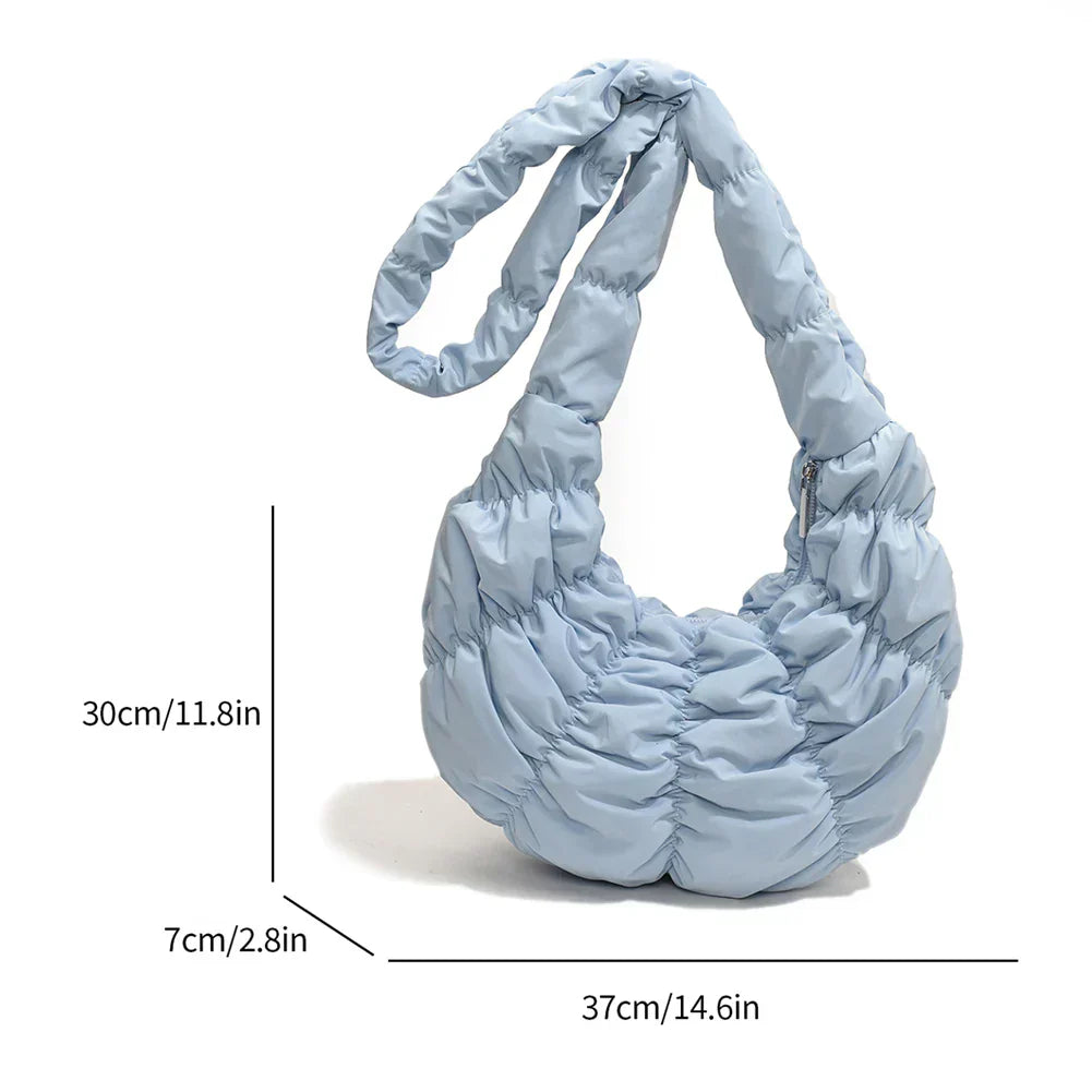 Maliben Puff Croissant Shoulder Bag