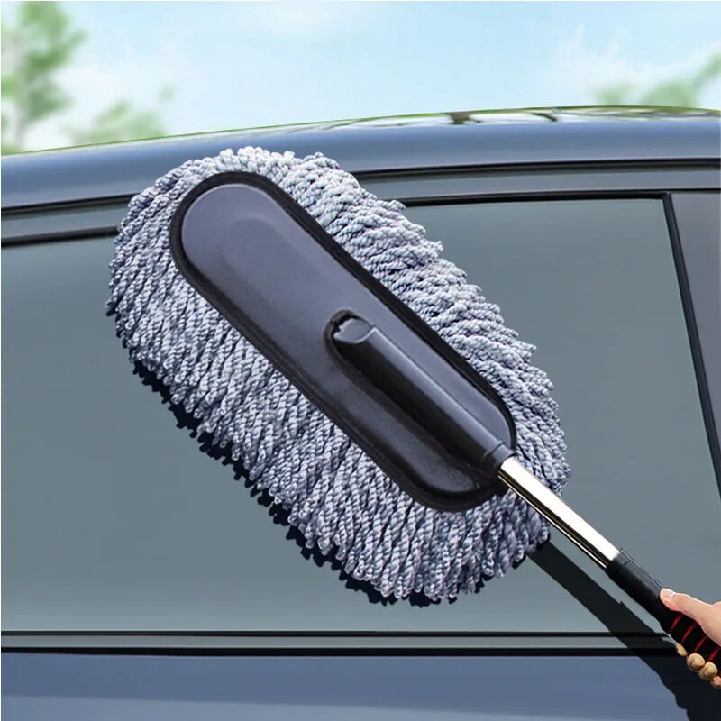 Maliben | Pro Clean Universal Retractable Car Waxing Brush Set