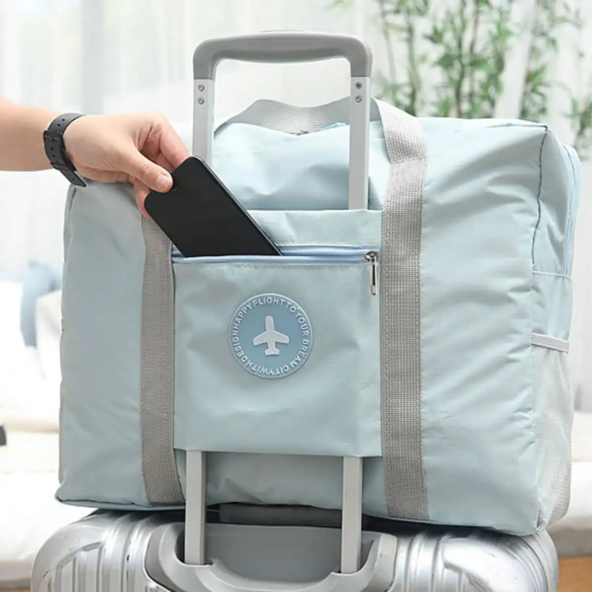 Maliben | Voyalite Travel & Storage Bag | Foldable & Trolley-Compatible | Large Capacity With Additional Compartments