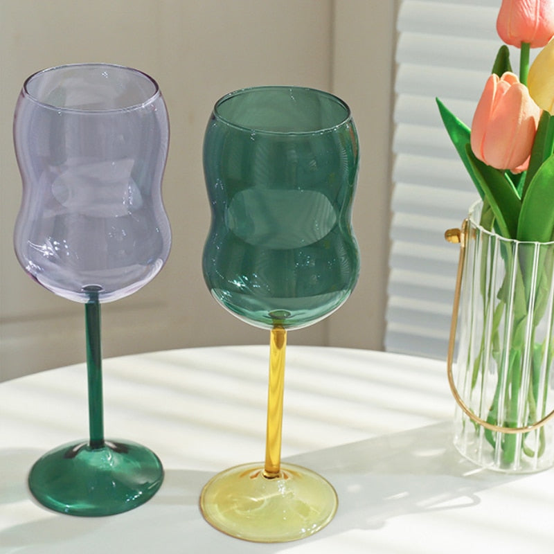 Maliben | 2-colored Chubby wine glass