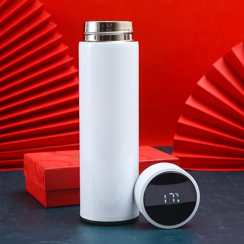 Maliben Smart Thermos Coffee Mug — LED Temperature Display, 510 ml