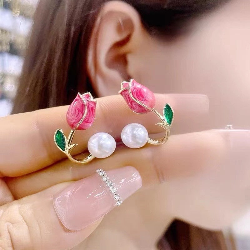 Maliben | Blossom Beauty Flower Love Earrings