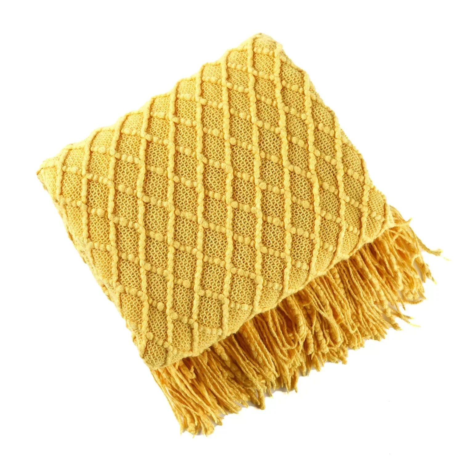 Maliben Nordic Style Dick Knitted Blanket