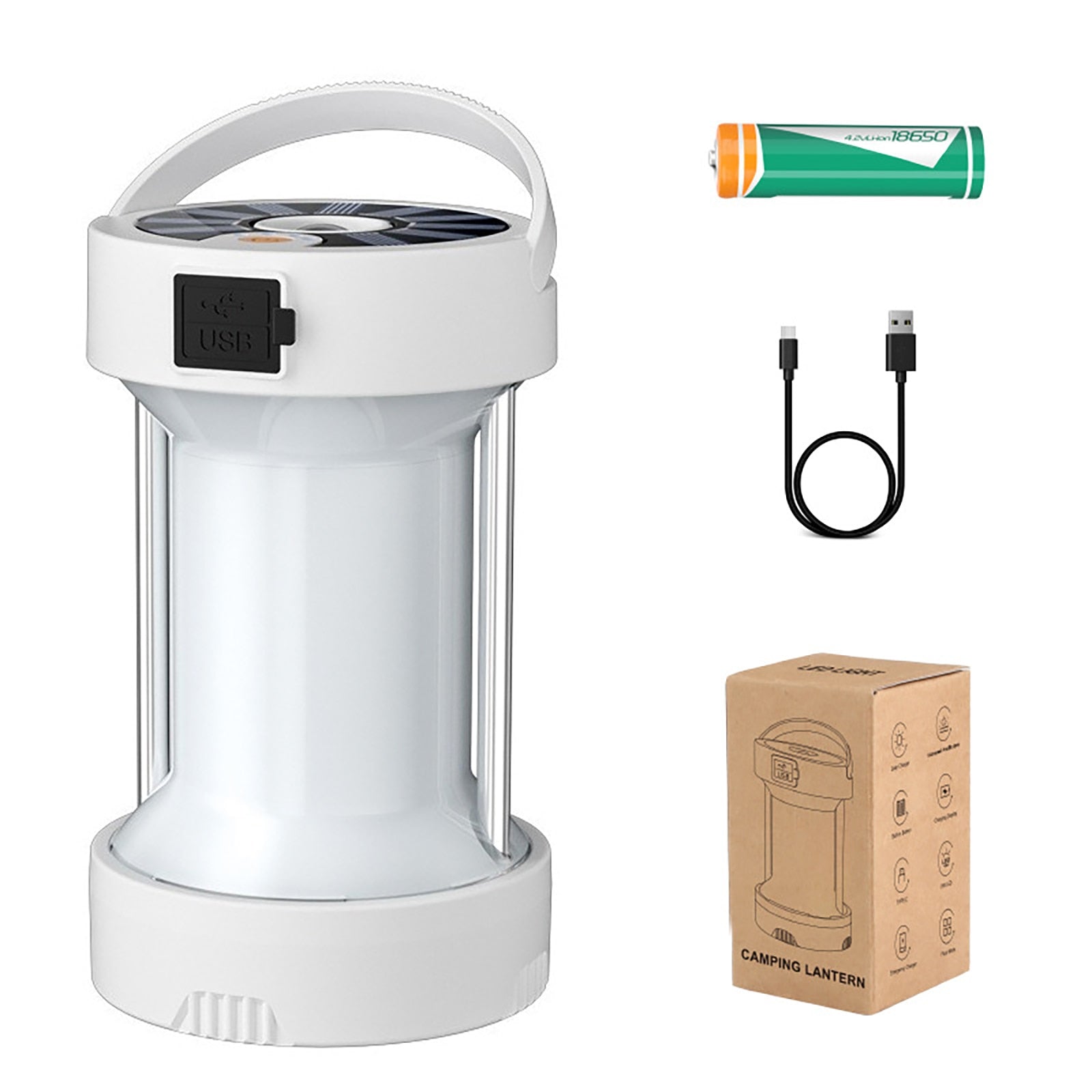 Maliben | Magnetic Solar Powered Emergency Camping Light
