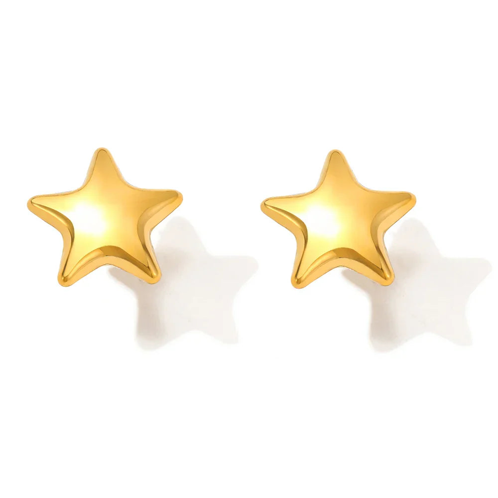 Maliben | Flashy Star Stud Earrings