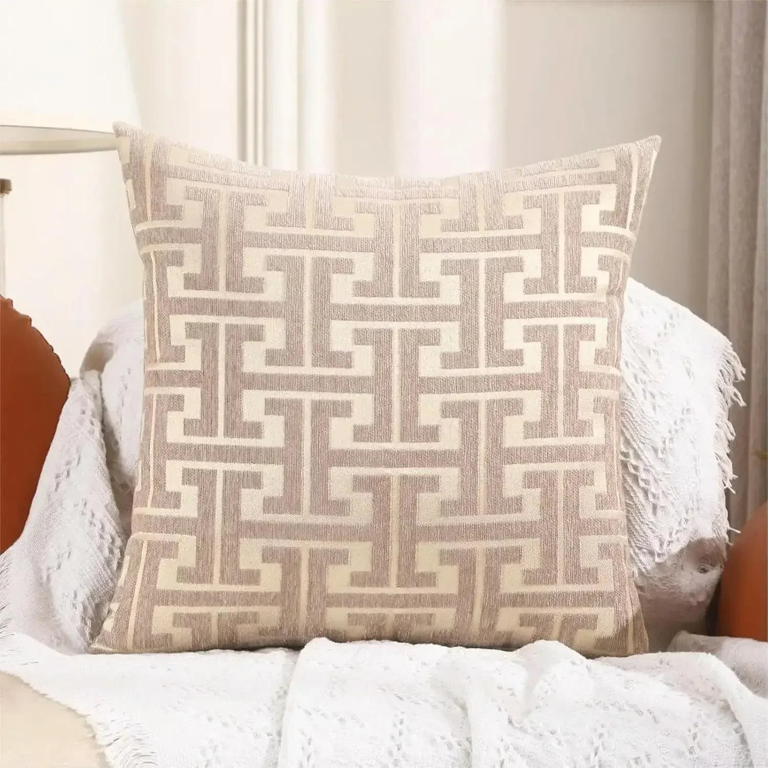 Maliben | Embroidered Cushion Without Filling For Sofa And Living Room