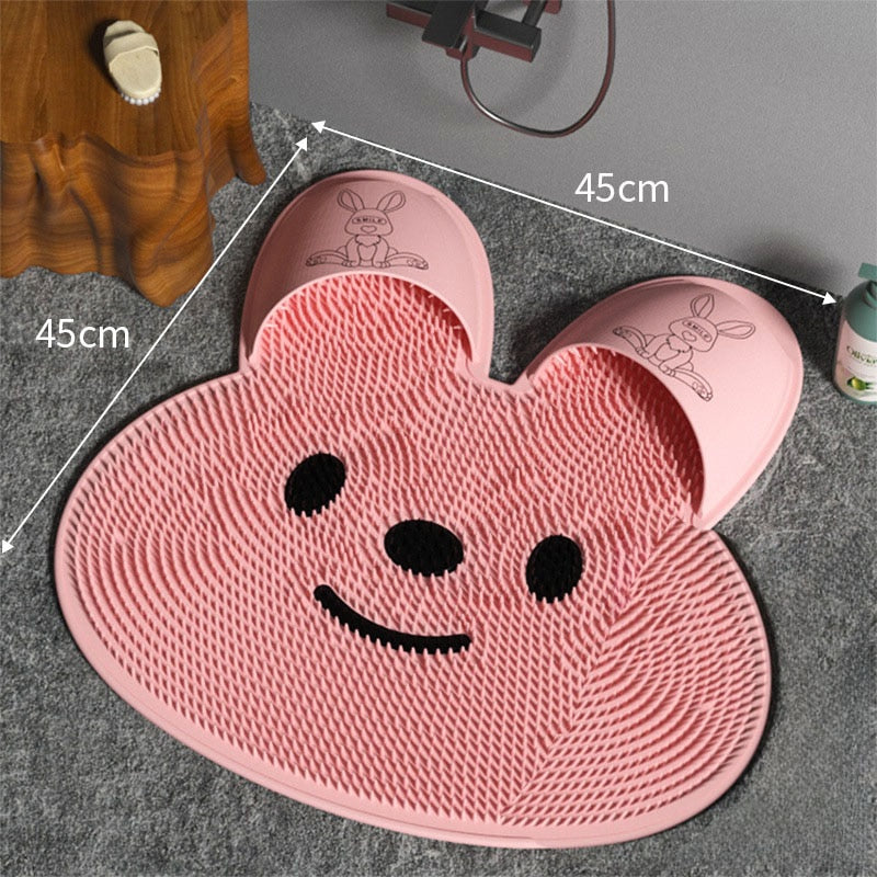 Maliben | Massage Rabbit Bath Floor Mat