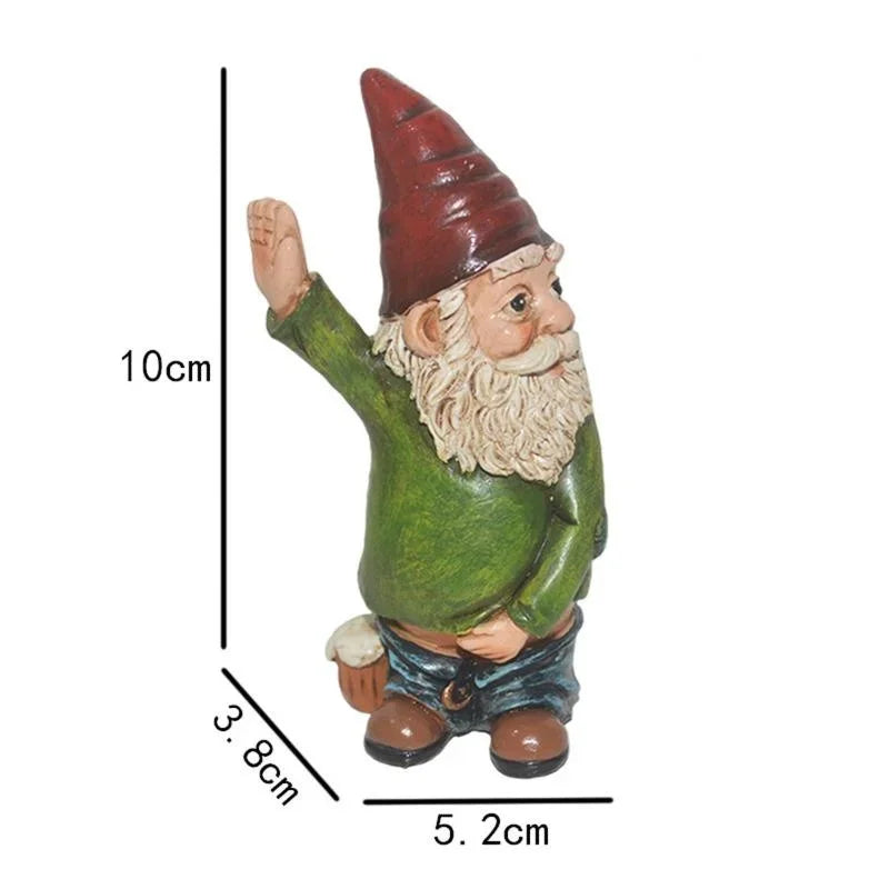 Maliben | Creative Gnome Figurine Made Of Resin With White Beard