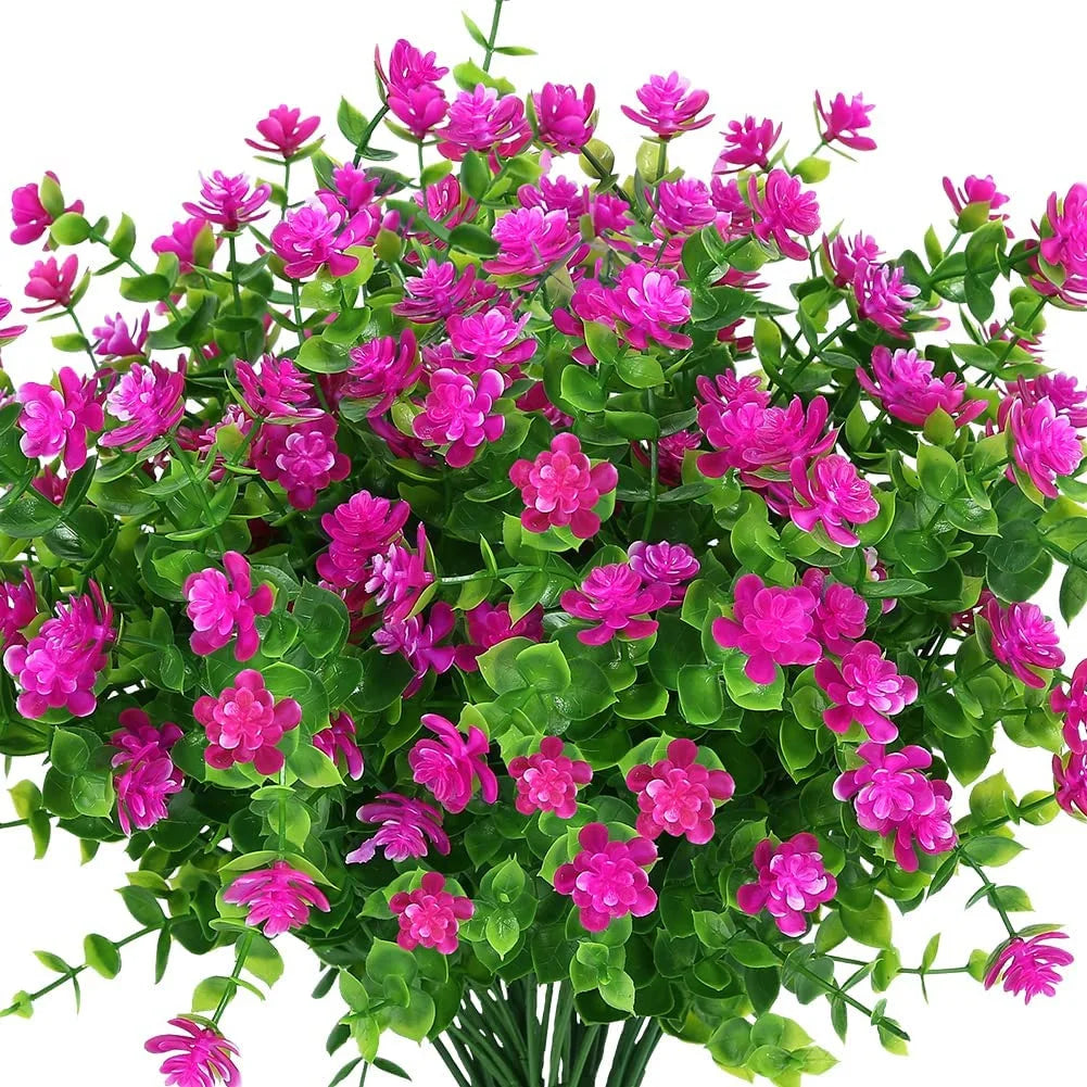 Maliben | Artificial Flowers Florasun | Uv-Resistant & Weatherproof | Hanging Decorative Plants For Garden & Balcony | Easy Care & Evergreen