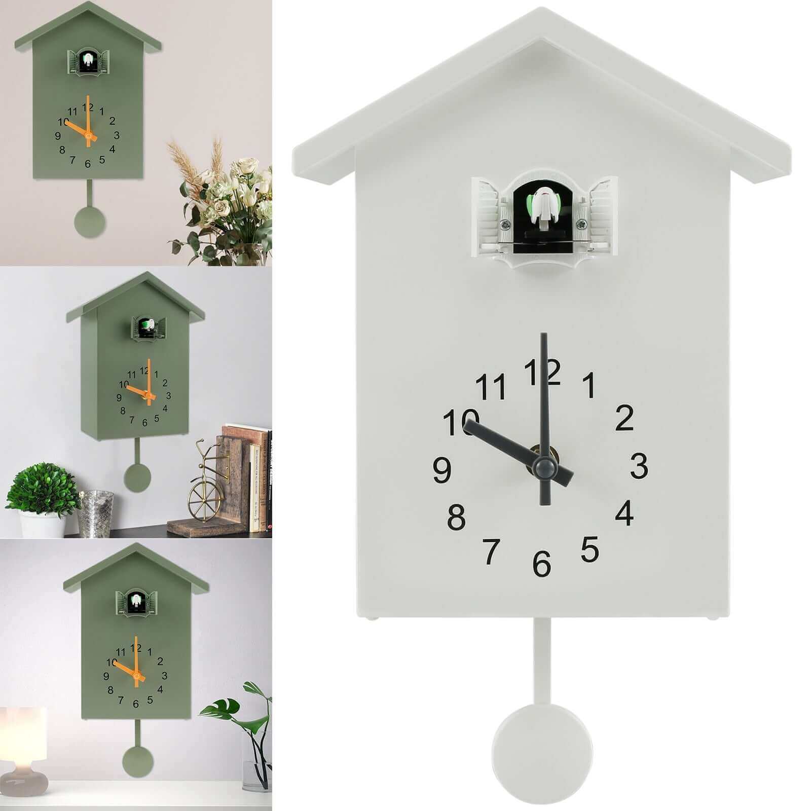 Maliben | Contemporary Cuckoo Quartz Wall Clock