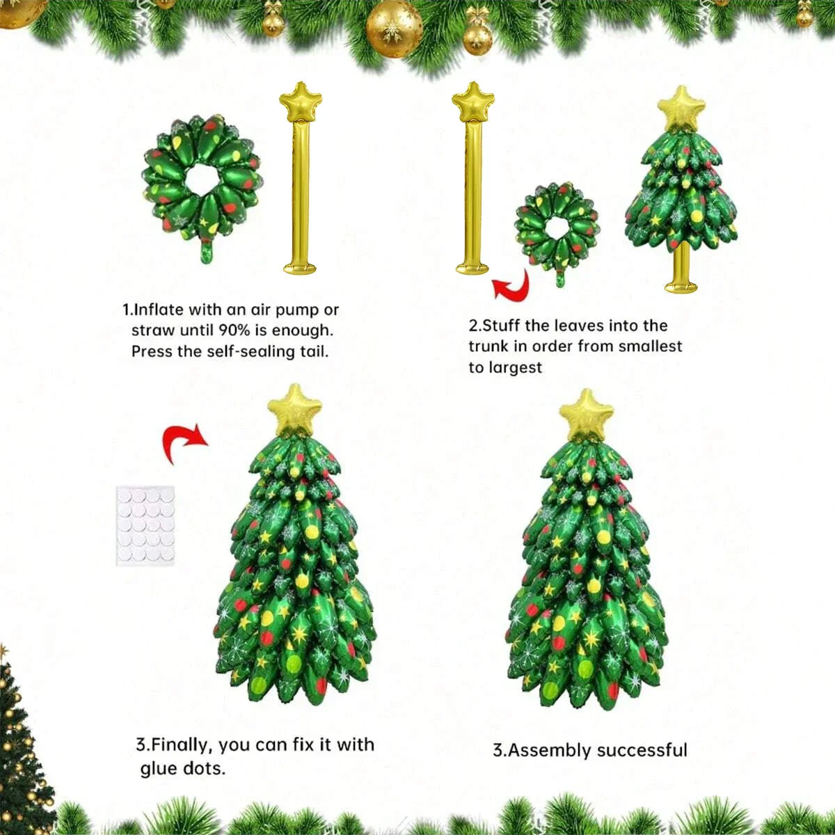 Maliben | North Light Magic Inflatable Christmas Tree