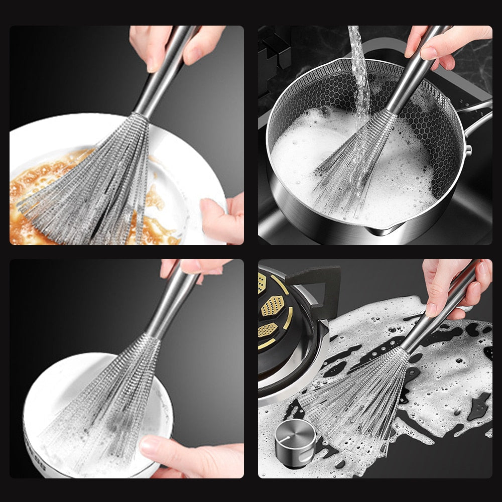 Maliben | Anti-Scratch Easy Pan Cleaning Brush