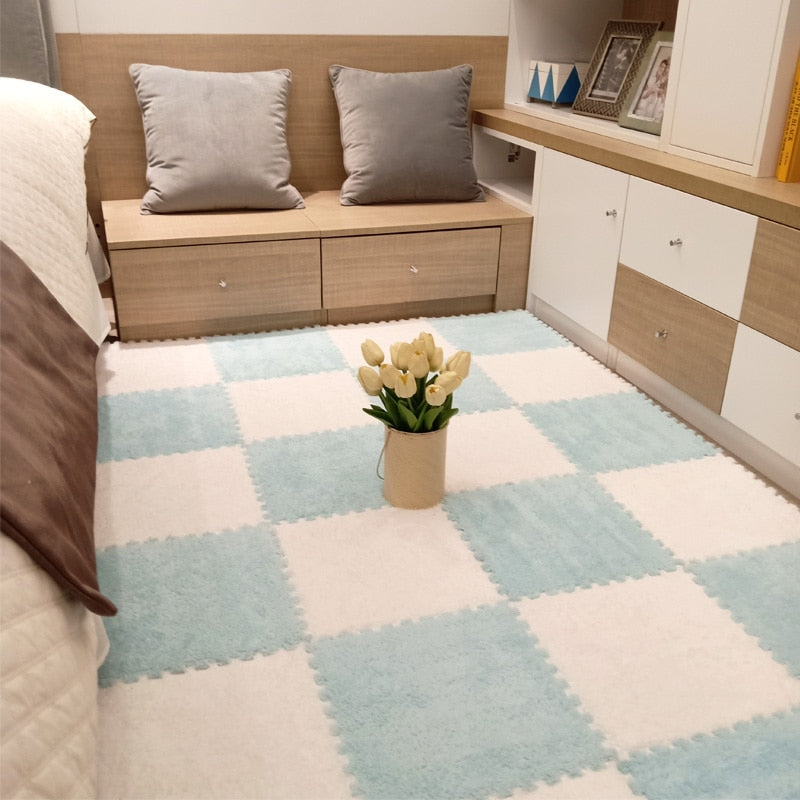 Maliben | Diy Winter Plush Puzzle Mat