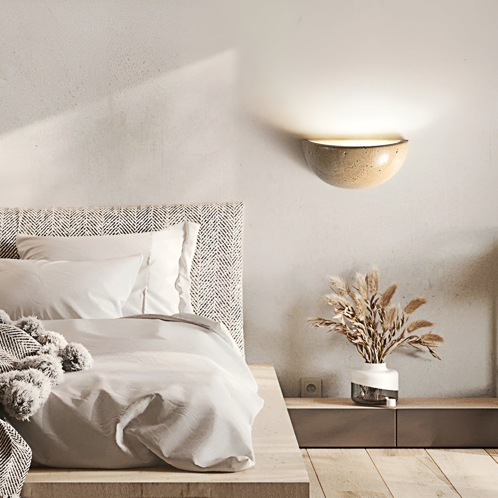 Maliben | Elegant Wabi-Sabi Led Wall Lighting – Korzito Wall Lamp