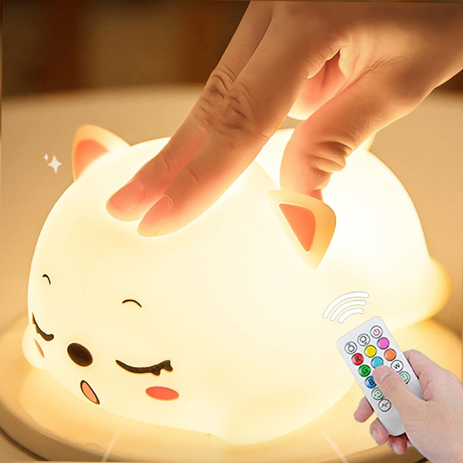 Maliben | Mini Cat Led Touch Sensor Night Lamp